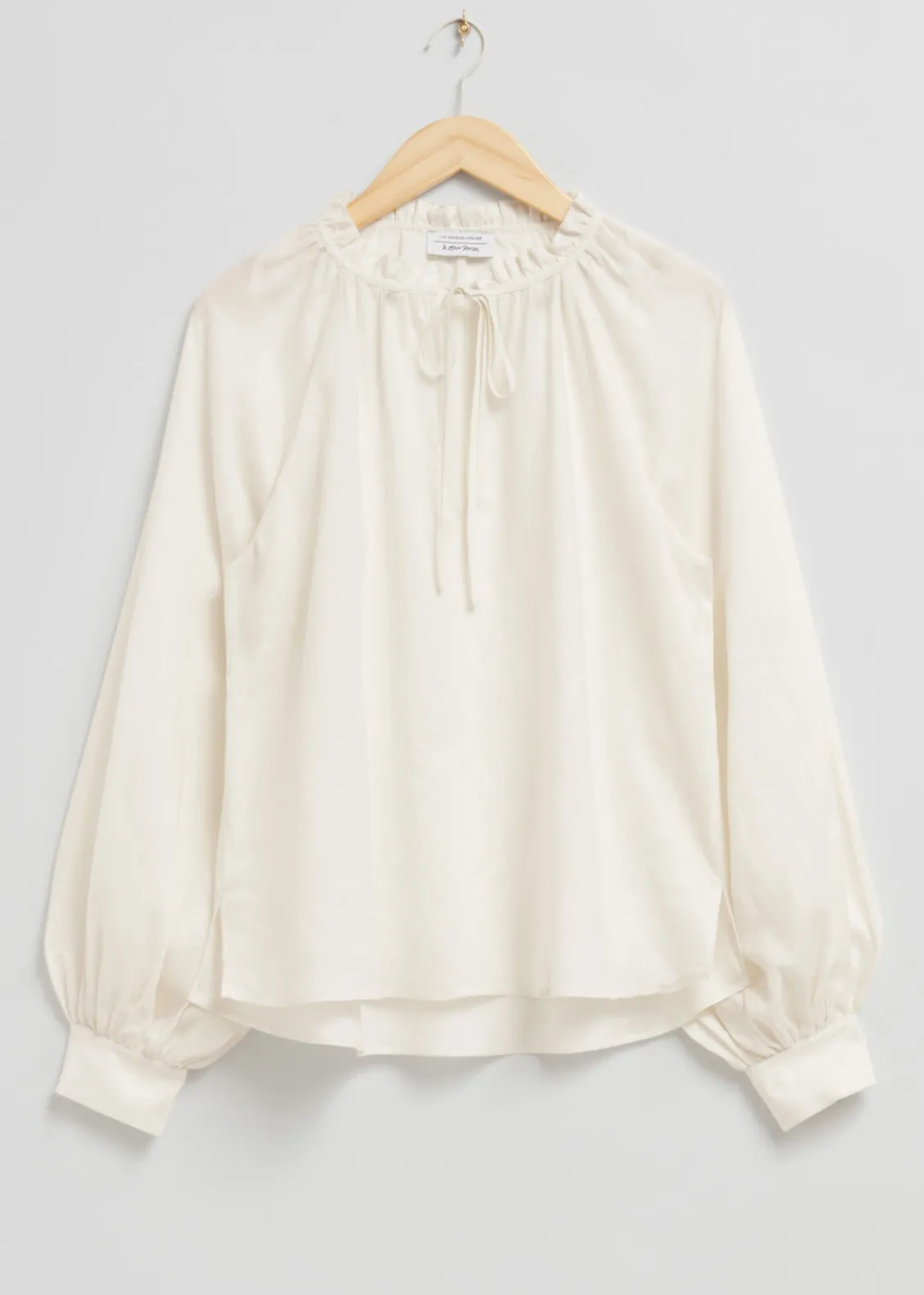 & Other Stories Blouses & Shirts | Oversized Voluminous Sleeve Blouse