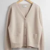 & Other Stories Sweaters & Knits | Oversized Wool Cardigan Light Beige