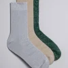 & Other Stories Lingerie | 3-Pack Socks Gift Set Lilac/Beige/Black