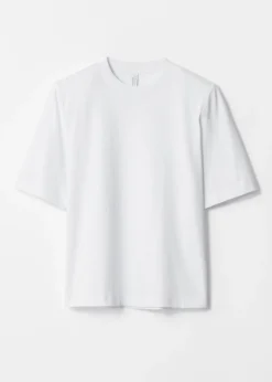 & Other Stories Tops | Padded-Shoulder Cotton T-Shirt