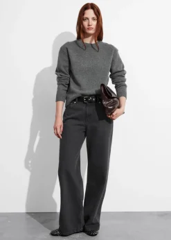 & Other Stories Sweaters & Knits | Padded-Shoulder Merino Jumper