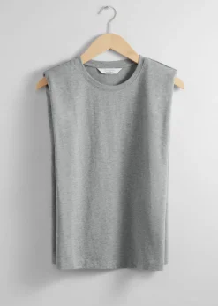 & Other Stories Tops | Padded-Shoulder Tank Top