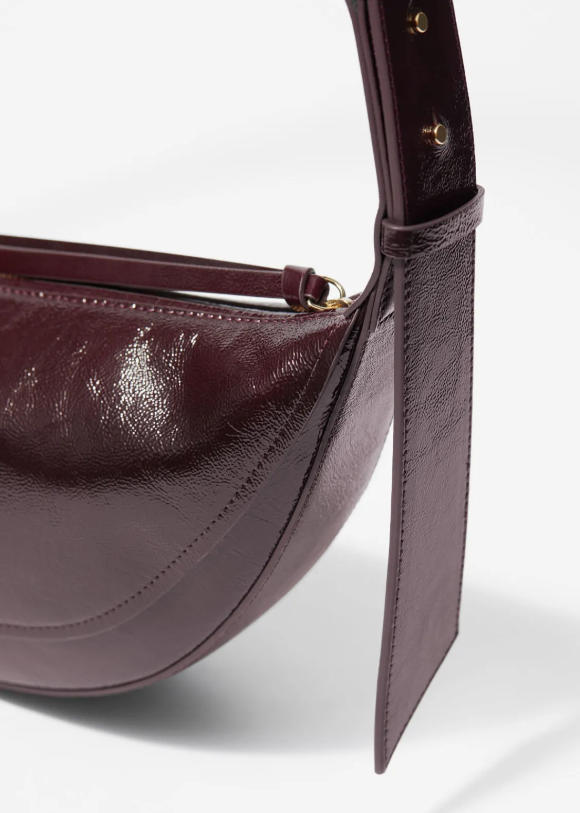 & Other Stories Shoulder Bags | Paneled Leather Bag