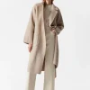 & Other Stories Outerwear | Patch Pocket Belted Coat