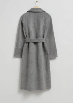 & Other Stories Outerwear | Patch Pocket Belted Coat