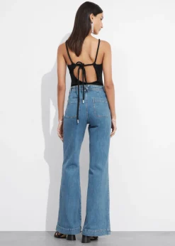 & Other Stories Jeans | Patch-Pocket Bootcut Jeans