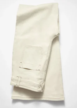 & Other Stories Jeans | Patch-Pocket Bootcut Jeans Cream
