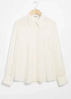 & Other Stories Blouses & Shirts | Pintuck-Detailed Silk Shirt