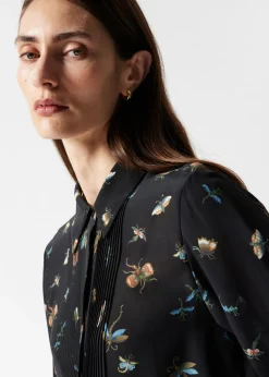 & Other Stories Blouses & Shirts | Pintuck-Detailed Silk Shirt