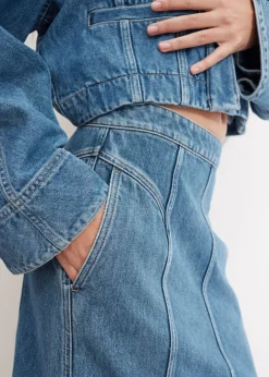 & Other Stories Skirts | Pleated Denim Maxi Skirt