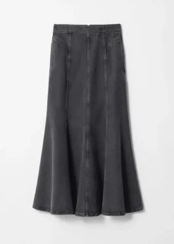 & Other Stories Skirts | Pleated Denim Maxi Skirt