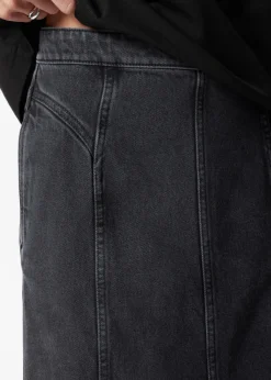 & Other Stories Skirts | Pleated Denim Maxi Skirt