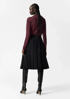 & Other Stories Skirts | Pleated Midi Skirt Black
