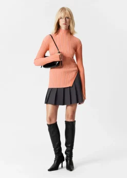 & Other Stories Skirts | Pleated Mini Skirt Dark Grey