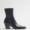 & Other Stories Boots | Pointed Leather Boots Black
