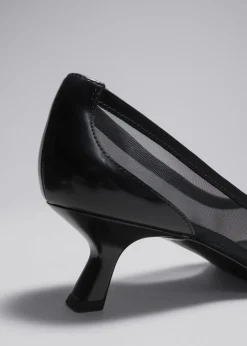 & Other Stories Heels | Point-Toe Pumps Black