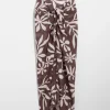 & Other Stories Swimwear | Printed Cotton-Voile Sarong Mahogany
