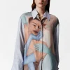 & Other Stories Blouses & Shirts | Printed Shirt Face Print
