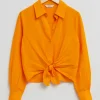 & Other Stories Blouses & Shirts | Relaxed Tie Knot Shirt