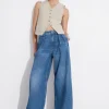 & Other Stories Jeans | Relaxed Wide Jeans Bright Blue