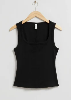 & Other Stories Tops | Ribbed Tank Top