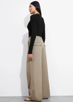 & Other Stories Tops | Ribbed Top