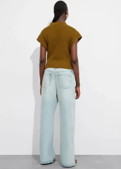& Other Stories Sweaters & Knits | Rib-Knit Mock-Neck Vest