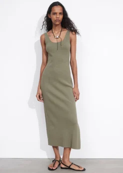 & Other Stories Dresses | Sweaters & Knits | Rib-Knit Tank Midi Dress