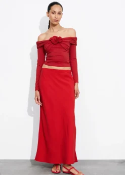 & Other Stories Tops | Ruched Off-Shoulder Top