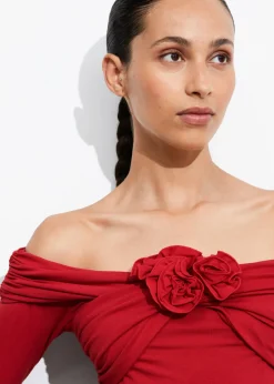 & Other Stories Tops | Ruched Off-Shoulder Top