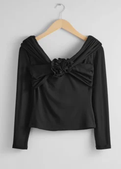 & Other Stories Tops | Ruched Off-Shoulder Top