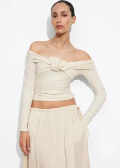 & Other Stories Tops | Ruched Off-Shoulder Top