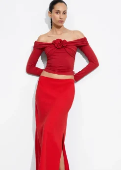 & Other Stories Tops | Ruched Off-Shoulder Top