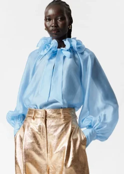 & Other Stories Blouses & Shirts | Ruffled Tie-Neck Blouse