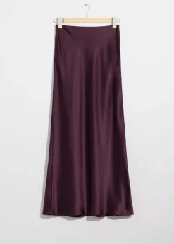 & Other Stories Skirts | Satin Maxi Skirt