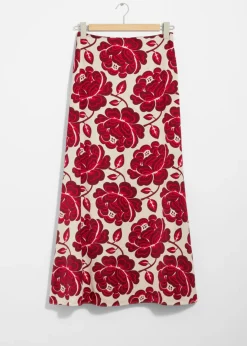 & Other Stories Skirts | Satin Maxi Skirt