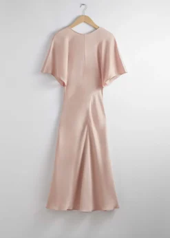 & Other Stories Dresses | Satin Midi Dress