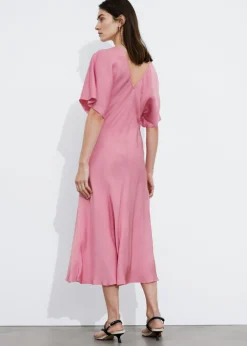 & Other Stories Dresses | Satin Midi Dress