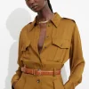 & Other Stories Sets & Suits | Blouses & Shirts | Satin Utility Shirt Mustard