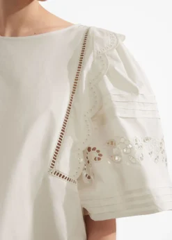 & Other Stories Blouses & Shirts | Scalloped Blouse White
