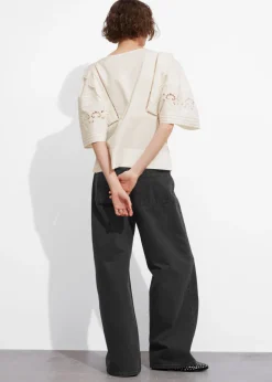 & Other Stories Blouses & Shirts | Scalloped Blouse White