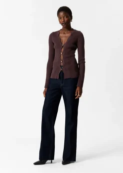 & Other Stories Sweaters & Knits | Scalloped Merino-Blend Cardigan