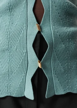 & Other Stories Sweaters & Knits | Scalloped Merino-Blend Cardigan