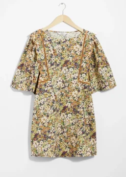 & Other Stories Dresses | Scalloped Mini Dress