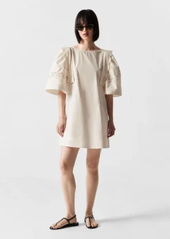 & Other Stories Dresses | Scalloped Mini Dress