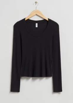 & Other Stories Tops | Sweaters & Knits | Scooped Neck Top