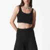 & Other Stories Sets & Suits | Tops | Sequin-Trimmed Bouclé Bralette Top Black