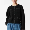 & Other Stories Sets & Suits | Sweaters & Knits | Sequin-Trimmed Cardigan Black