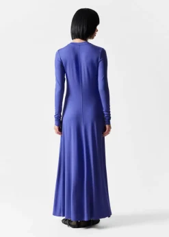& Other Stories Dresses | Sheer Maxi Dress Blue