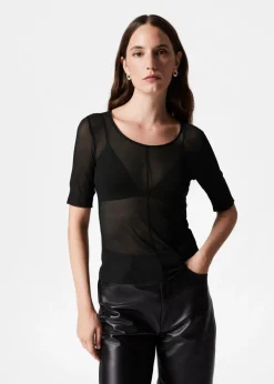 & Other Stories Tops | Sheer Silk Top